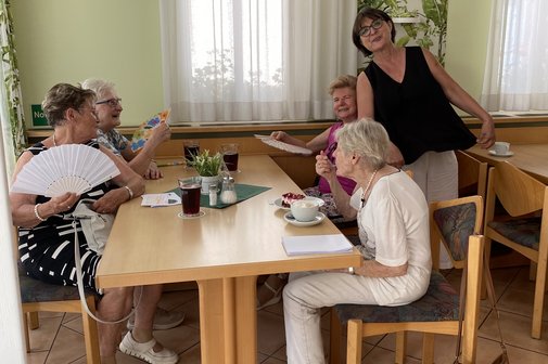 Adelheid Seifert und unsere lieben Teilnehmer