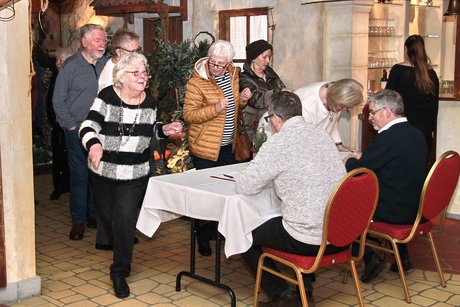 Eintreffen der G&auml;ste