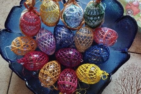 Ostereier im "neuen Kleid"