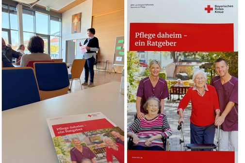 Vortrag von Frau Attenberger vom Bayerischen Roten Kreuz Vortrag von Frau Attenberger vom Bayerischen Roten Kreuz