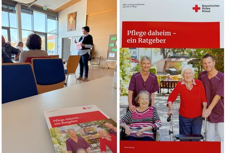 Vortrag von Frau Attenberger vom Bayerischen Roten Kreuz