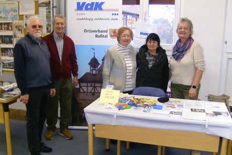 Vorstandschaft v.l.: Karl-Heinz Neubauer, Karl Schwarz, Inge Hartmann, Julia Häußler, Marion Schwarz