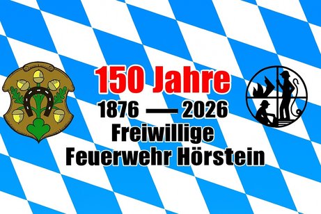 150 Jahre Feuerwehr Hörstein Logo Feuerwehr Hörstein