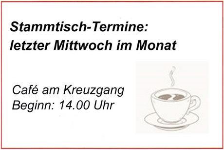 Stammtisch im Café am Kreuzgang