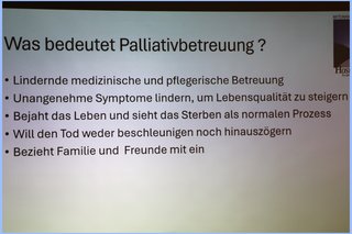 Bedeutung der Palliativbetreuung