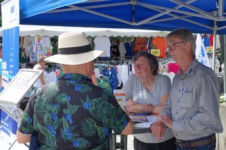 Infostand des VdK Waldkraiburg im Juni 2024