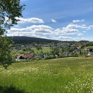 Blick auf Bischofsgrün