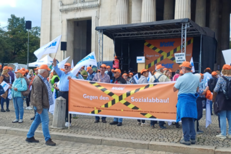 DEMO gegen den Sozialabbau in M&uuml;nchen