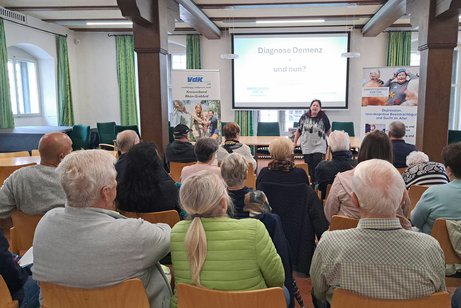 Demenz-Vortrag Teilnehmer