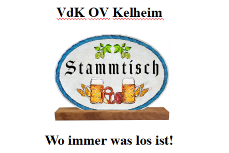 Stammtisch Stammtischschild mit Maßkrüge mit Brezen
