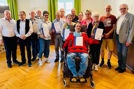 Ehrungen lanj&auml;hriger Mitglieder