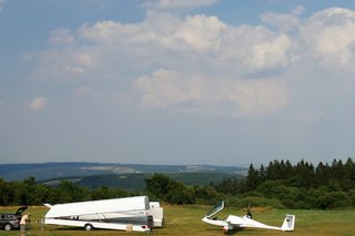 Segelflieger auf der Wasserkuppe