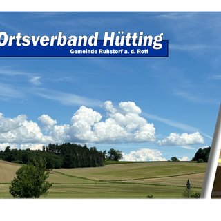 Auf dem Bild ist der Ortsteil Hütting der Gemeinde Ruhstorf zu sehen.