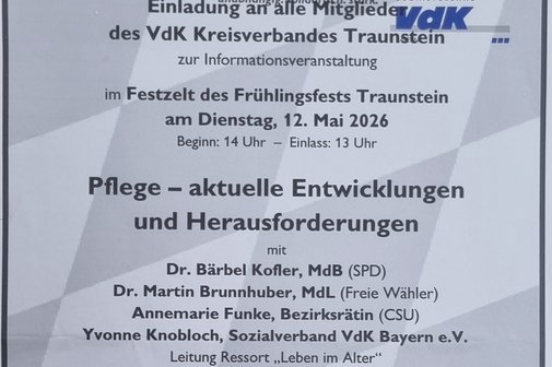 Auszug aus dem Einladungsplakat