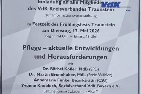 Auszug aus dem Einladungsplakat