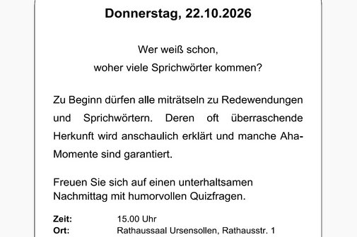 Spr&uuml;che und Sprichw&ouml;rter