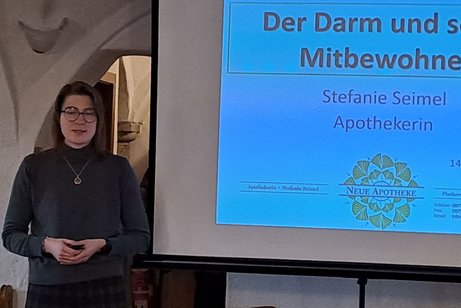 Fr.Seimel bei ihrem Vortrag