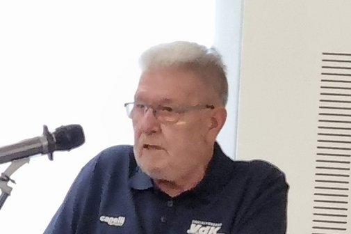 Das Bild zeigt den Vorsitzenden des VdK Ortsverbands Amberg-Nord Karl Zeller