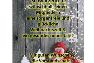 Weihnachtsgrüsse des VdK Ortsverbandes Schwarzenfeld