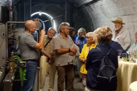 Im Stollen der Sektkellerei Im Stollen der Sektkellerei