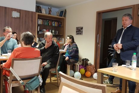 Foto von Herrn Peter Felbermeier während seiner Rede