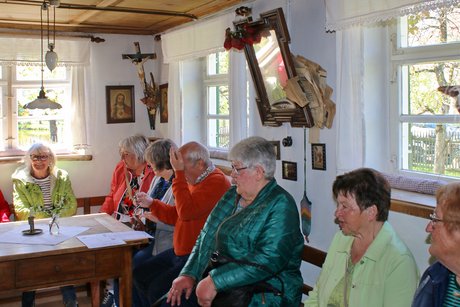 Schon sind wir "in der guten Stube"