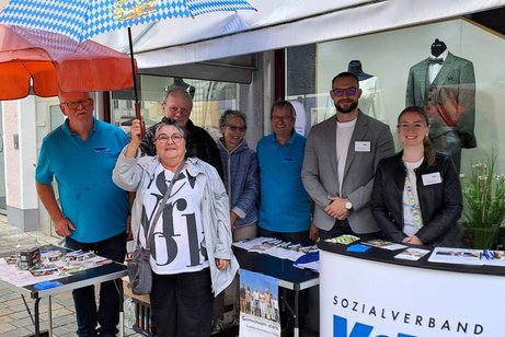 VdK Stand beim Tag der Vereine