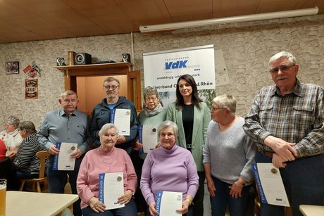 Die Jubilare für 25, 30 und 50 Jahre Die Jubilare 2025