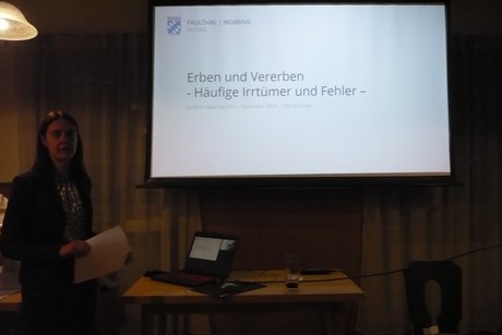 Vortrag zum Thema Erben und Vererben
