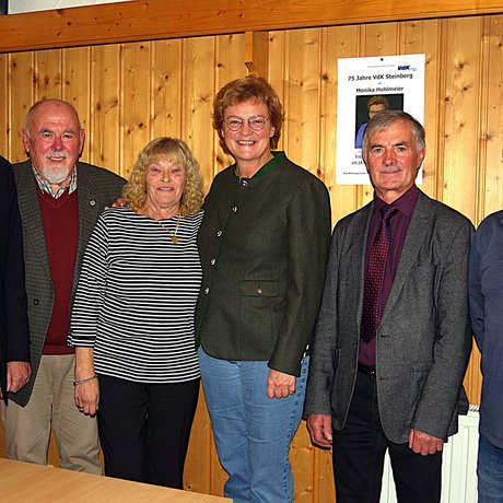 Beim VdK Steinberg ist es eine gute Tradition, zu den Jubiläen namhafte Ehrengäste zu präsentieren. Zum 60. Jubiläum kam Landtagsvizepräsidentin a. D. Anneliese Fischer (+), das 70. Jubiläum feierten wir mit Bezirkstagspräsident Günther Denzler und das 75. mit MdEP Monika Hohlmeier.