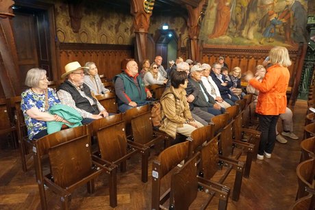 Im Rathausprunksaal in Landshut