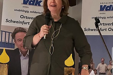 MdL Martina Gießübel beim Grußwort MdL Martina Gießübel beim Grußwort