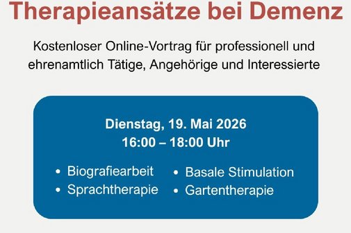 Einladung kostenlose Online-Vortragsreihe