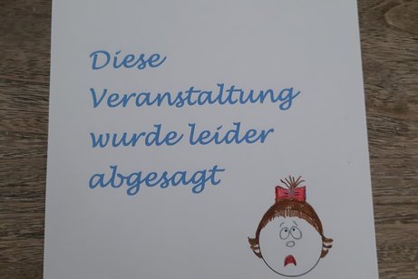 Veranstaltung wurde abgesagt! Veranstaltung wurde abgesagt!