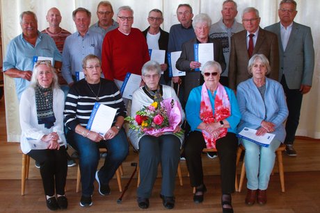 Ehrungen geehrte Mitglieder