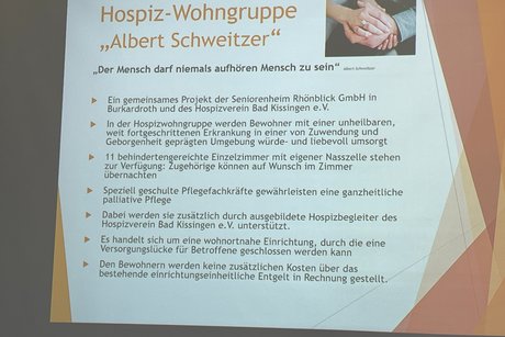 Informationen &uuml;ber die Hospiz-Wohngruppe "Albert Schweitzer"