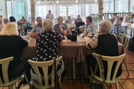 Besucher der Kaffeekr&auml;nzchens