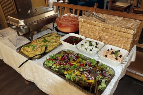 Das angerichtete Buffet