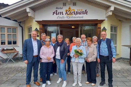 Foto (VdK Bodenmais): Helmut Plenk, Walter Ronsberger, Josefine Bergmann, Christa Jakob, Evelin Gschneidinger, Elfriede Holzer, Erika Vogl, Ingeborg Fischer, Hans Niedermeier, Elisabeth Ellerbeck, Anna Fischer, Egbert Thole