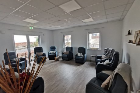 Bild zeigt einen der Ruher&auml;ume