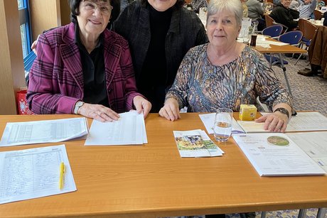 Herta Liegel-Burger, Adelheid Seifert und Eveline Steeger