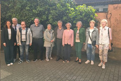 Neue Vorstandschaft des VdK-Ortsverbands Bischofsheim Mitglieder der Vorstandschaft