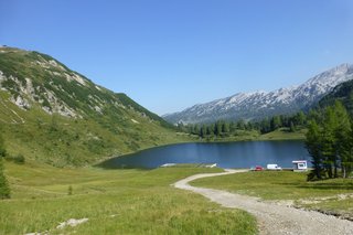 Das Bild zeigt einen das Alpenpanorama im Ausseerland