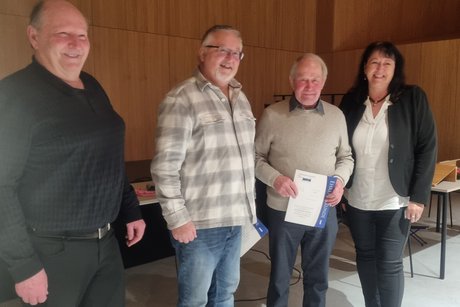 Verleihung der Jubil&auml;umsurkunden