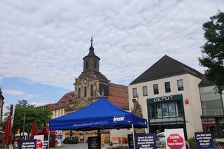 Infostand zum Aktionstag