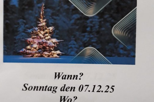 Einladung zur Weihnachtsfeier