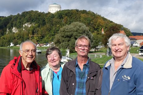 Dr. Herbert Schwarz, Christina Müller, Wolfgang Mikolajetz und Rudi Siegmund