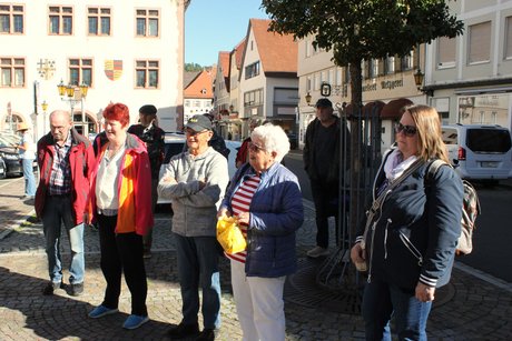 Teilnehmer beim Aufenthalt in Bad Mergentheim