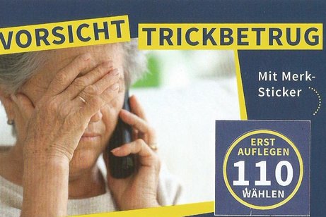 Trickbetrüger ruft ältere Dame an