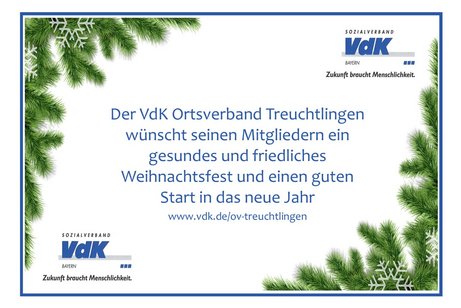 Weihnachtsgru&szlig; des Ortsverbandes 2025